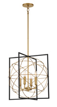 Minka-Lavery 3914-707A - TITANS TRACE - 4 LIGHT PENDANT