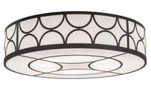 2nd Avenue Designs White 174907 - 60"W Revival Deco Cilindro Flushmount