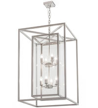 2nd Avenue Designs White 188997 - 24"Sq Kitzi Box Pendant