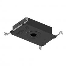 Nora NHAPIC-3R05L33555DP - 3" Apollo Round IC Air-Tight New Construction Housing w/ 0.5" to 0.875" Ceiling Collar,
