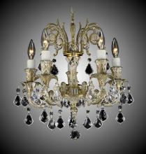American Brass & Crystal CH2001-O-13S-ST - 5 Light Finisterra Chandelier