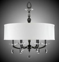 American Brass & Crystal CH5485-O-36G-ST-GL - 24 inch Kensington Empire Drum Shade Chandelier