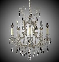 American Brass & Crystal CH7011-O-12G-ST - 4 Light Parisian Chandelier