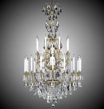 American Brass & Crystal CH7336-A-16G-PI - 8+16 Light Parisian Chandelier