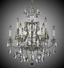 American Brass & Crystal CH7423-O-23S-ST - 6+3 Light Parisian Chandelier
