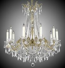 American Brass & Crystal CH9285-O-05S-PI - 10 Light Crystella Chandelier