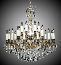 American Brass & Crystal CH9322-O-05S-ST - 24 Light Elise Chandelier