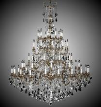 American Brass & Crystal CH9326-A-10W-ST - 60 Light Elise Chandelier