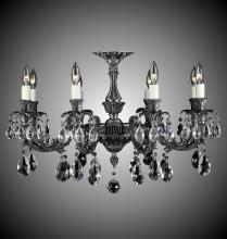 American Brass & Crystal FM2017-A-13S-PI - 8 Light Finisterra Flush Mount