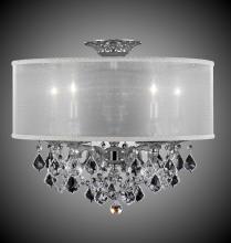 American Brass & Crystal FM6511-O-10W-ST-HL - 5 Light Llydia Semi Flush