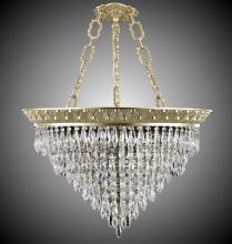 American Brass & Crystal PD8319-U-01G - 19"W 6 Light Corinthian SPIRE Pendant