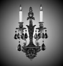 American Brass & Crystal WS9082-O-23S-ST - 2 Light Blairsden Wall Sconce