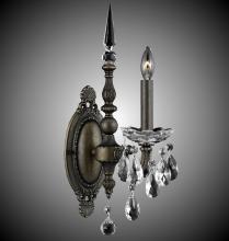 American Brass & Crystal WS9391-A-13S-ST - 1 Light Venetian Wall Sconce