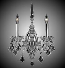 American Brass & Crystal WS9392-A-07G-ST - 2 Light Venetian Wall Sconce