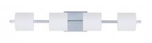 Besa Lighting 4WS-787307-LED-CR - Besa Wall Paolo Chrome Opal Matte 4x50W G9