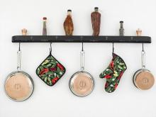Hi-Lite MFG Co. H-40-46Y-B-BR47/A-GLD - POT RACK COLLECTION
