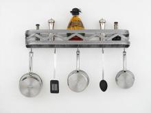 Hi-Lite MFG Co. H-60-24Y-B-BR47/B-GLD W/CI - POT RACK COLLECTION
