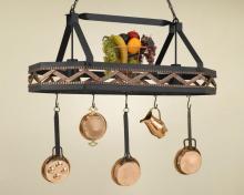 Hi-Lite MFG Co. H-64Y-D-BR47/B-GLD W/CI - POT RACK COLLECTION