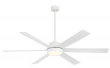 Minka-Aire F897L-WHF - CAIRO - 65" LED SMART INDOOR/OUTDOOR CEILING FAN