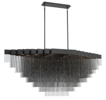 Eurofase 37097-023 - BLOOMFIELD,CHAND,28LT,OVAL,BLK