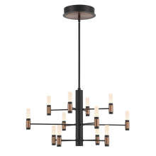 Eurofase 46353-016 - ALBANY,CHAND,12LT,LED,3TR,BLK
