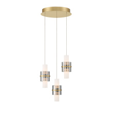 Eurofase 45593-017 - ROLA, 3LT LED CHANDELIER GOLD