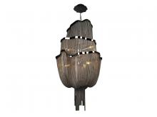 Avenue Lighting HF1402-BLK - Mullholland Dr. Black Steel Chain Hanging Foyear Fixture