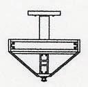 Arroyo Craftsman PIH-11ECR-BZ - 11" pasadena inverted ceiling mount without filigree (empty)