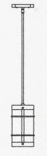 Arroyo Craftsman VSH-7NRRM-RB - 7" valencia stem mount pendant - no roof