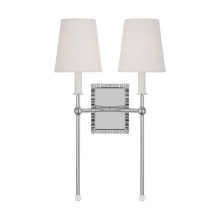 Visual Comfort & Co. Studio Collection AW1202PN - Baxley Double Sconce