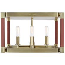 Visual Comfort & Co. Studio Collection LF1034TWB - Hadley Flush Mount